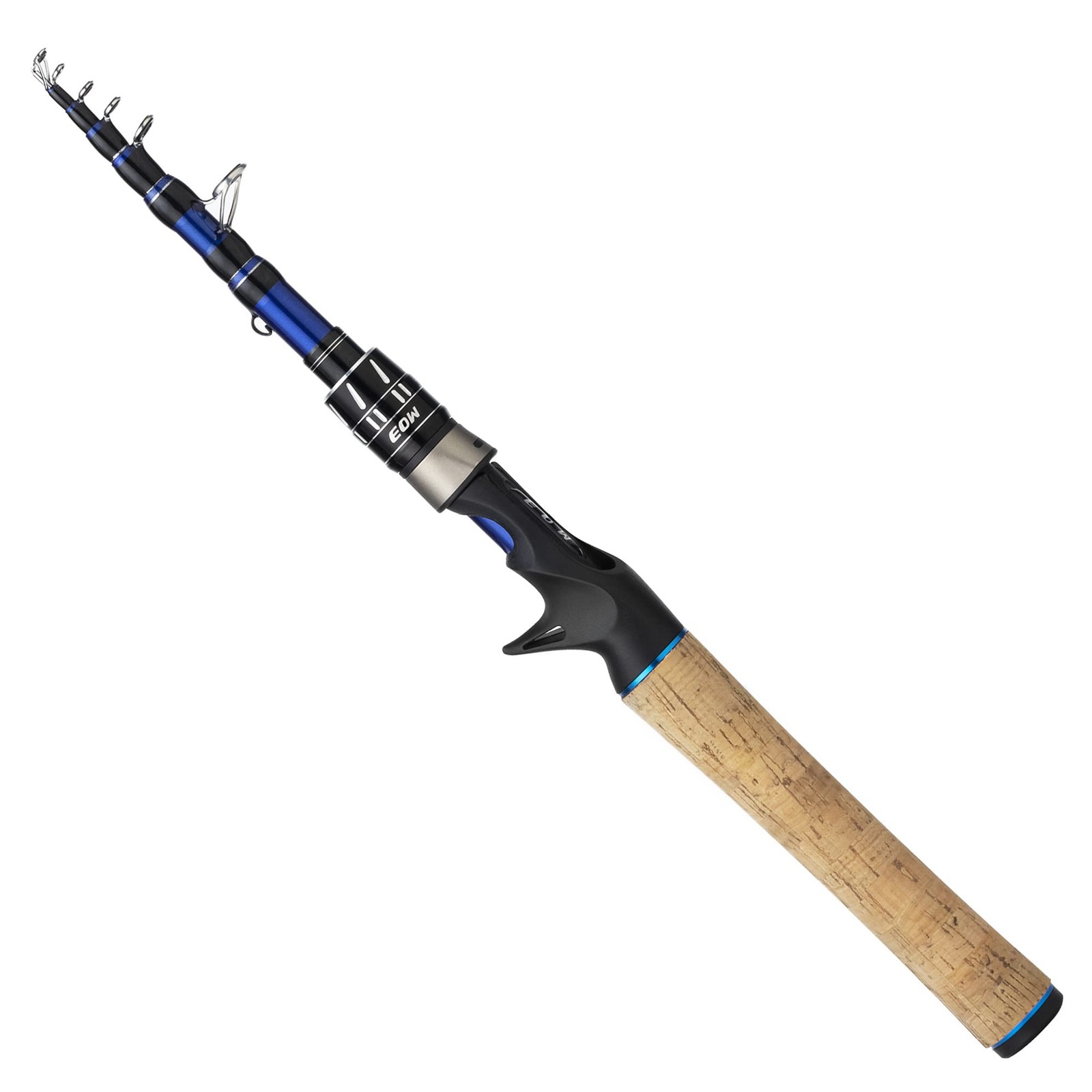 XPEDITE PRO Portable Telescopic Casting and Spinning Fishing Rods, 24T Carbon
