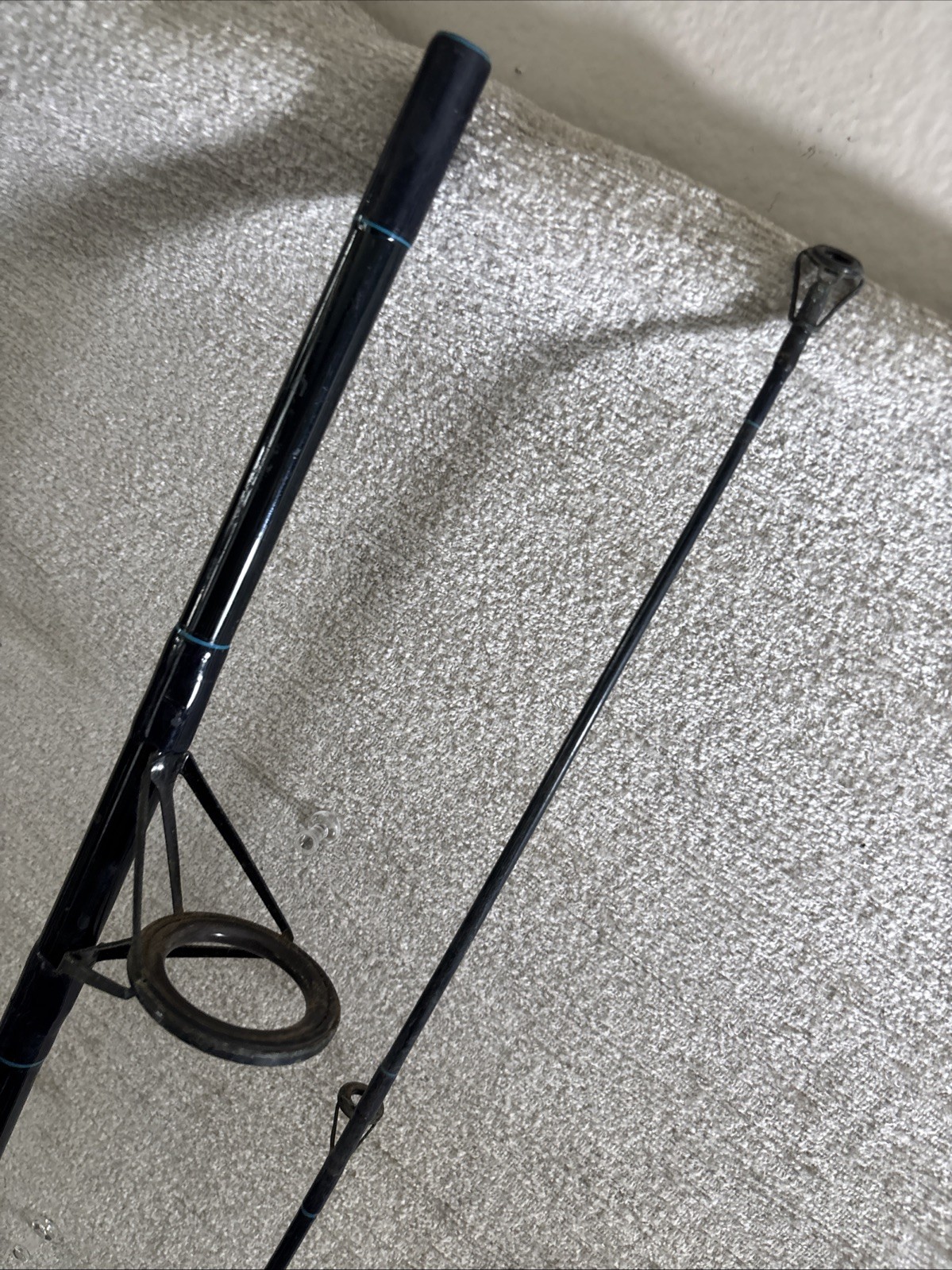 Ryobi Fintek Blue Hawk Graphite Fish Rod BH 780MH Line 12-25# Lure 3/8-3oz 7’11”