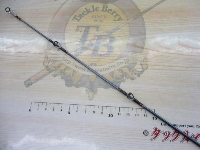 Les Zismore Bauhaus 58MH Black Pearl Clear Red Thread Bass Rod Used