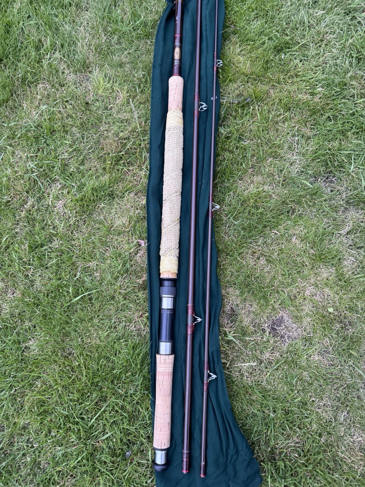 Rare Gold N West Fly fishers Canada Salmon Fly Fishing Rod 15ft