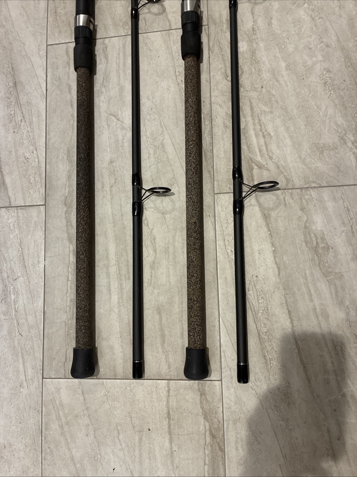 (2) Okuma Longitude 10′ Surf Spinning Rod 2-Piece LC-S-1002H-1 Heavy Used Cond