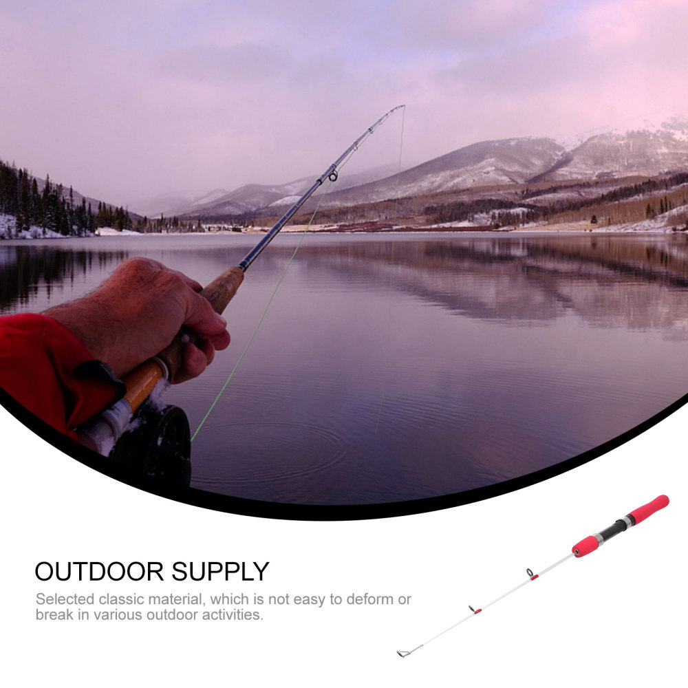 Ugly Stick Ice Fishing Rod Portable Outdoor Lure Adjustable Fishing Accessory