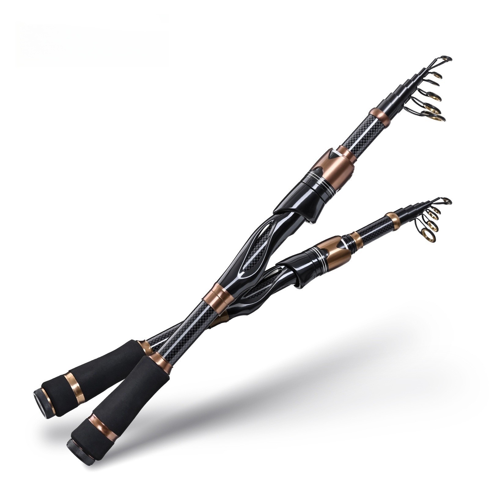 Carbon Fiber Rod Portable Fishing Rod Lightweight Design For Easy Transport