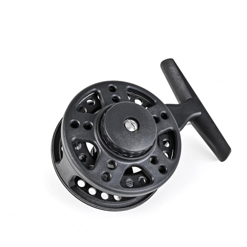 1 set Simple and quick retractable ice fishing raft rod and fishing reel