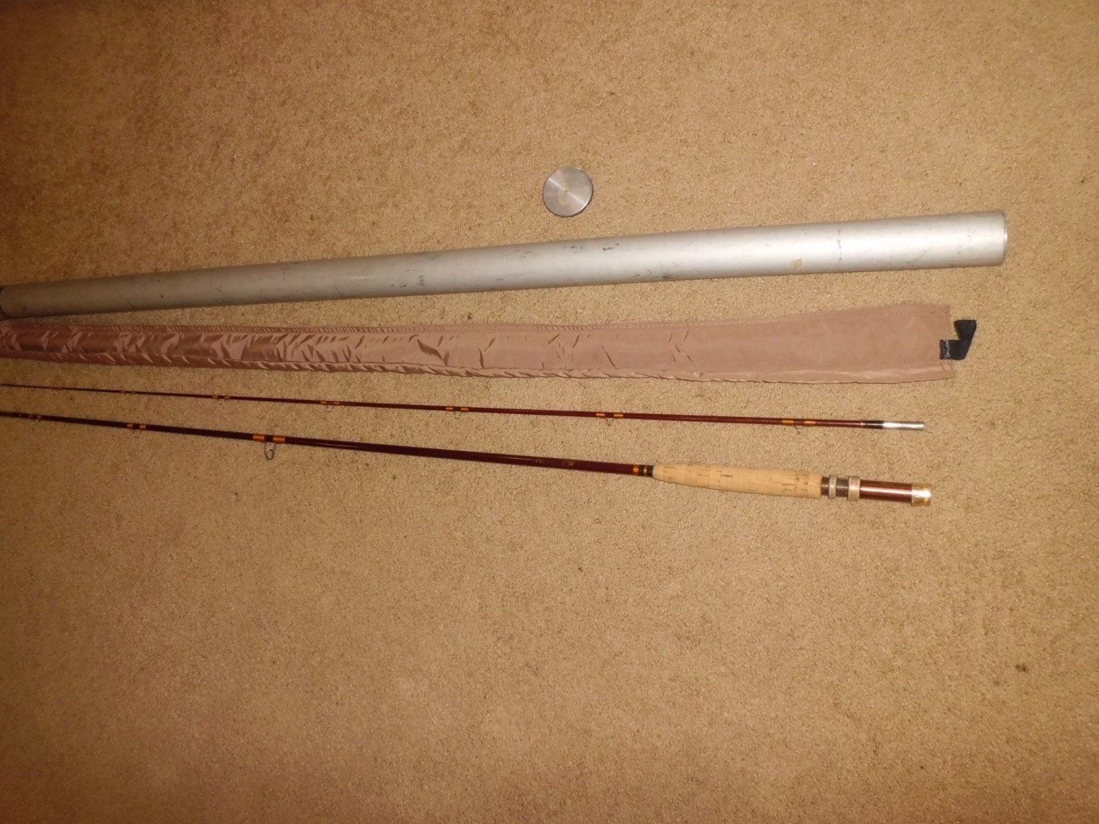 Vintage SILAFLEX F85-2 Fly 8’6″ Rod made in USA- 7 fly wt