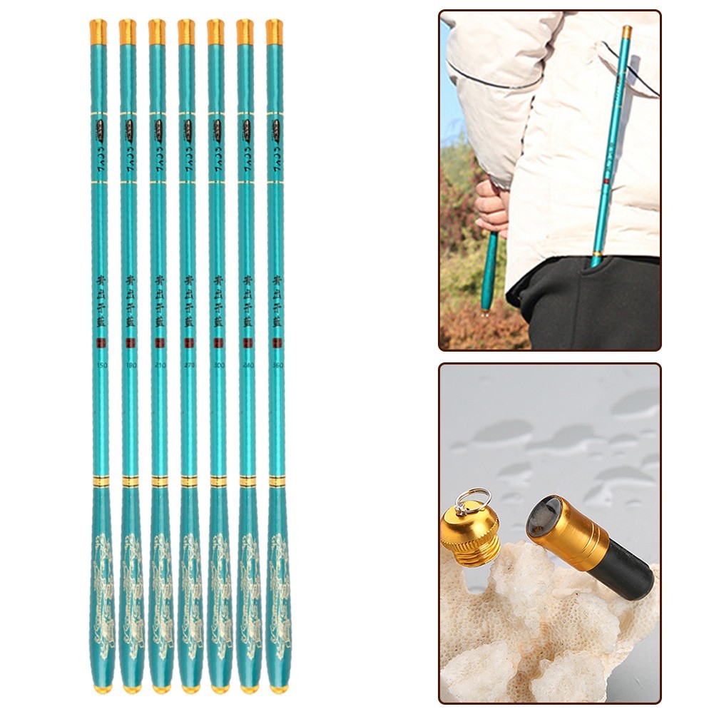 Reliable 1 53 6m Carbon Fiber Telescopic Fishing Rod for Adventurous Fishing