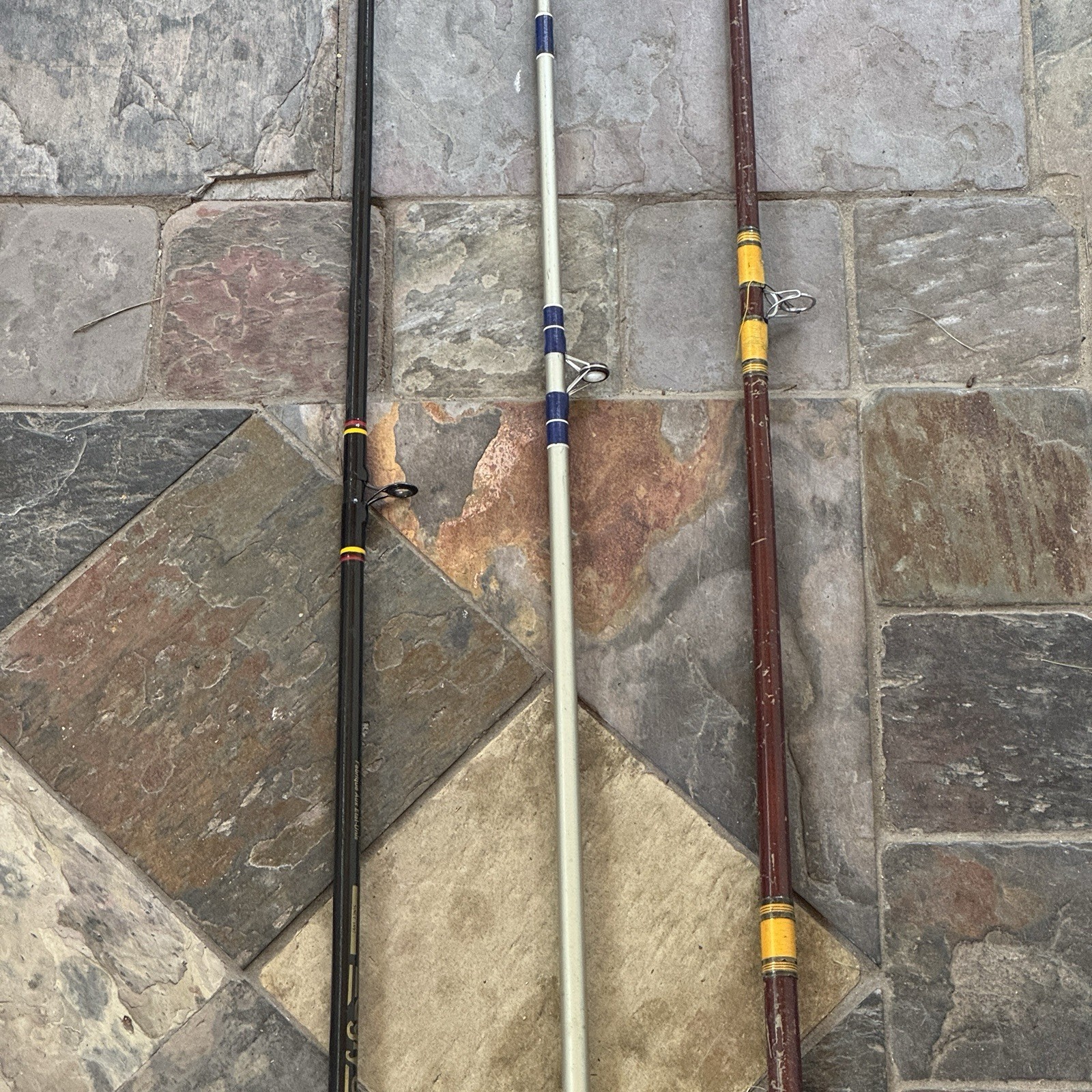 3 Vintage Fishing Poles SHAKESPEARE UGLY STIK Conlon Garcia Shakespeare 1320