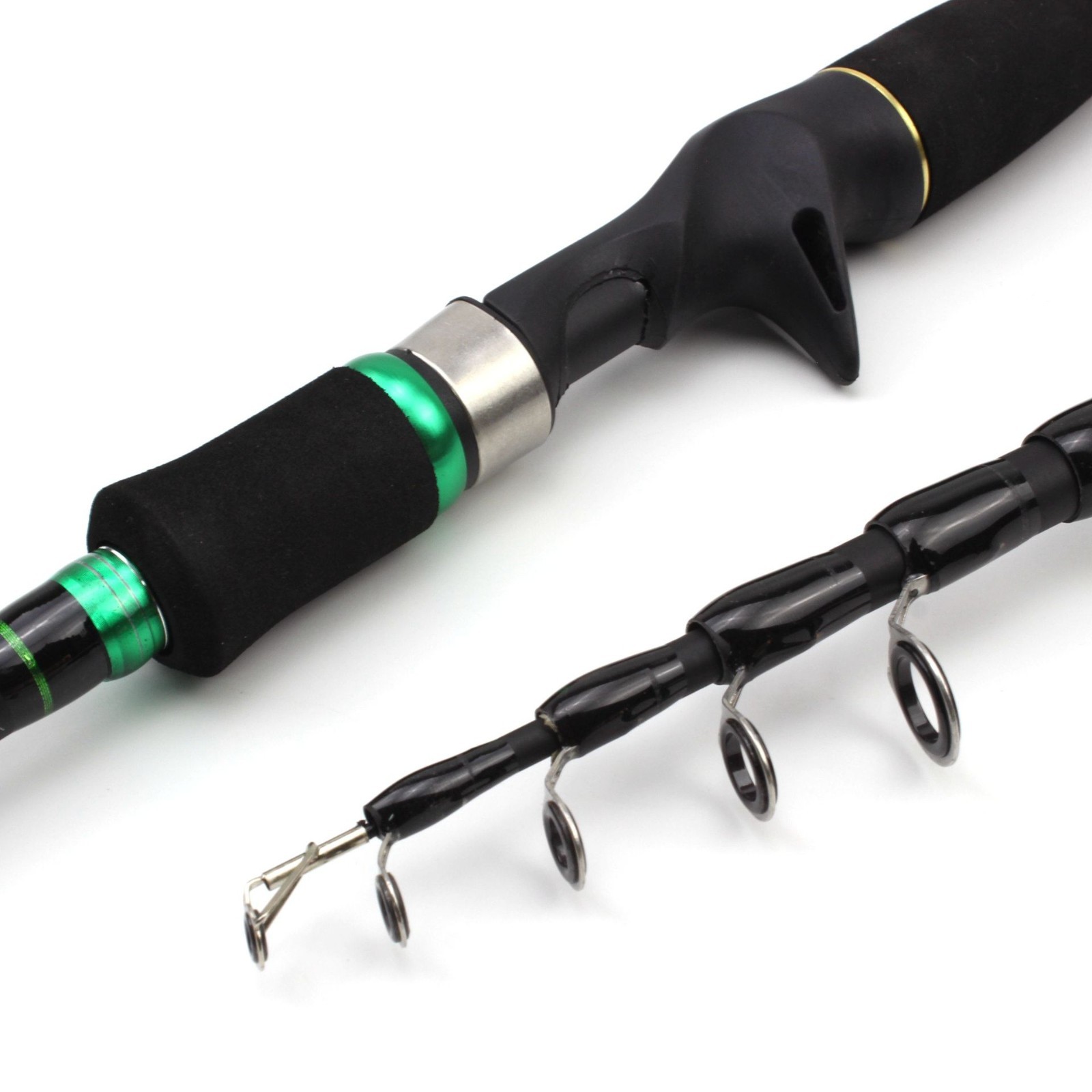 Telescopic Fishing Rod Carp Carbon Fiber Rod 1.8/2.1/2.4/2.7M Fishing Pole Trave