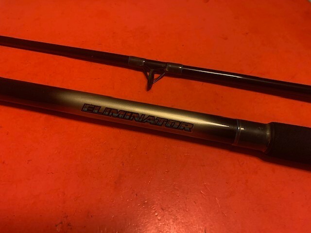 DAIWA ELIMINATOR 12 FOOT 17 TO 40 POUND RATED 2-PIECE SURF/SPINNING FISHING ROD