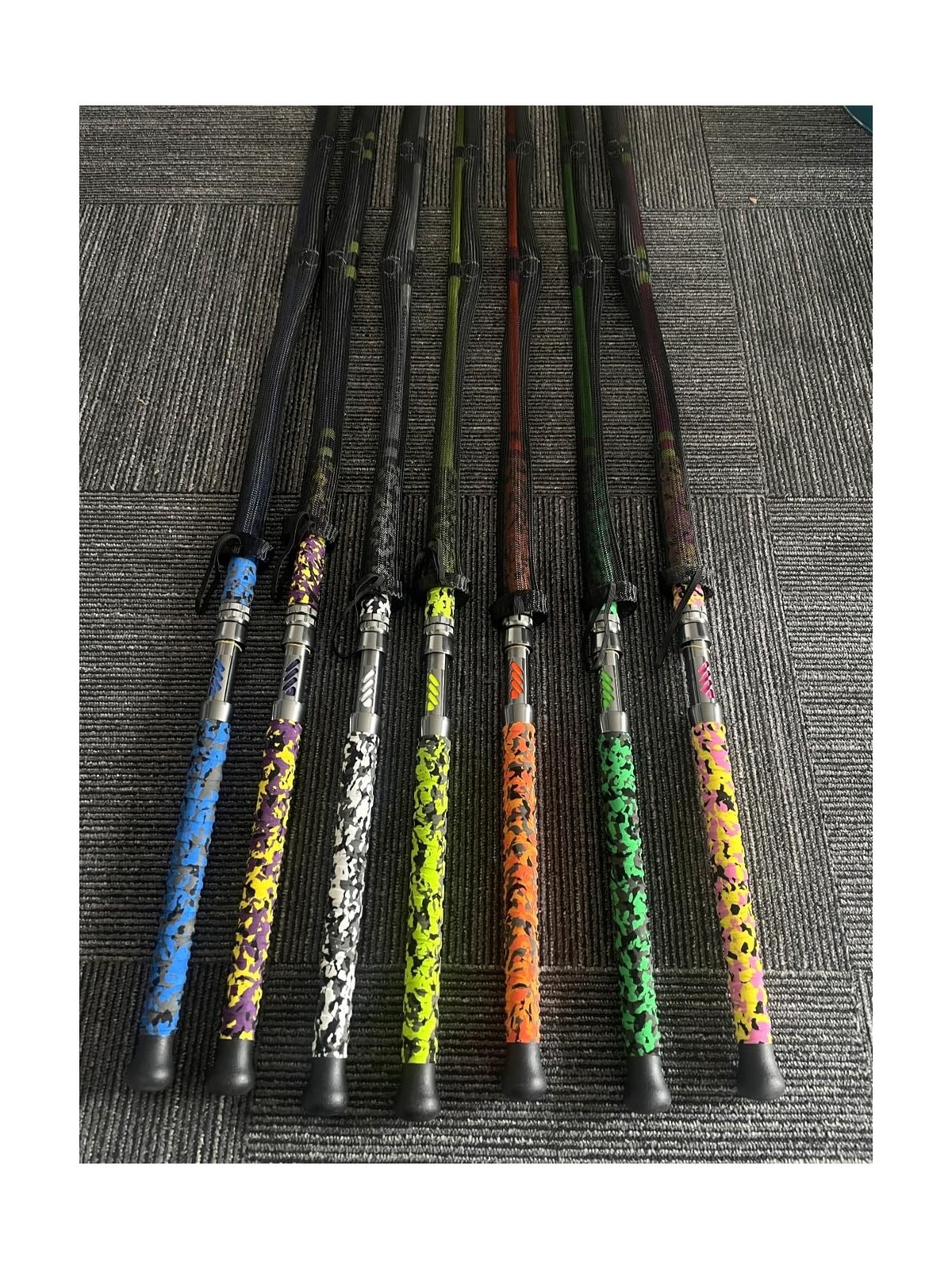 ANCIENT MARINER Catfish Fishing Rods, 7’6″ One-Piece Glow with Black Light An…