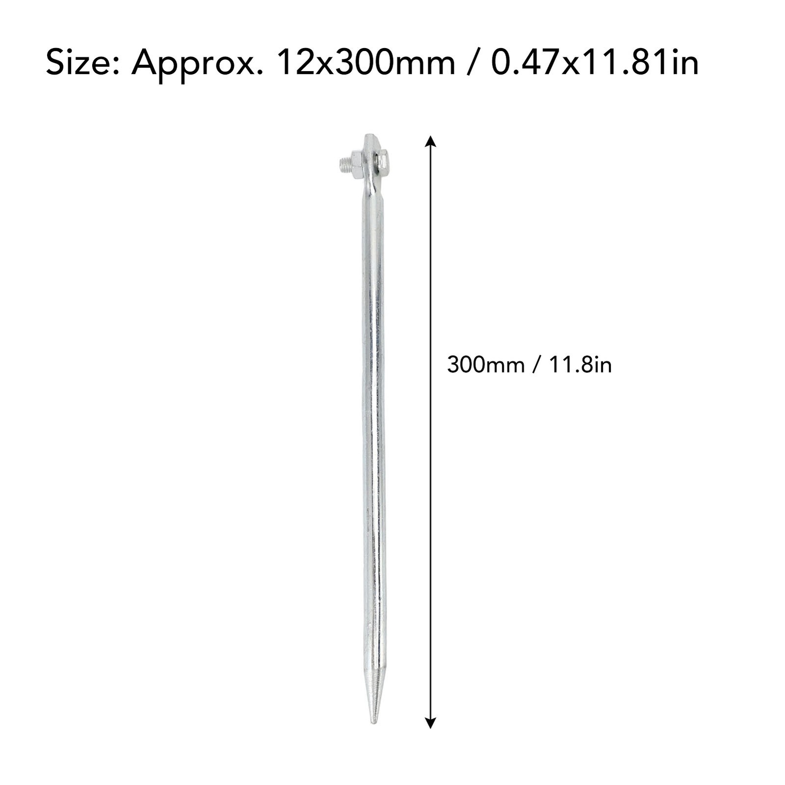 2 Pcs Ground Rods Heavy-Duty For Effective Grounding In Fences Easy To Use
