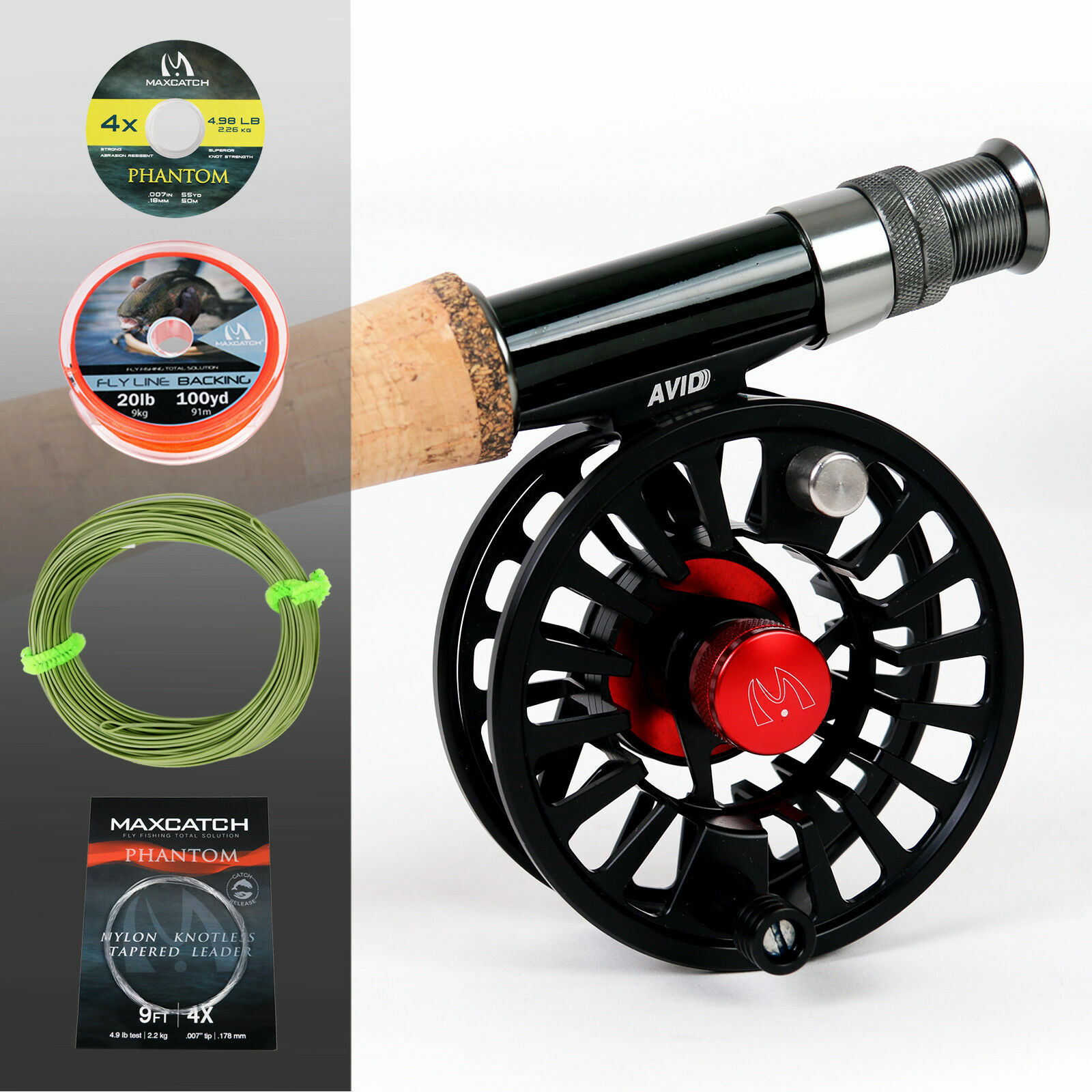 Premier 3/4/5/6/7/8/9/10WT Fly Fishing Rod Kit, Whole Combo Outdoor Sports