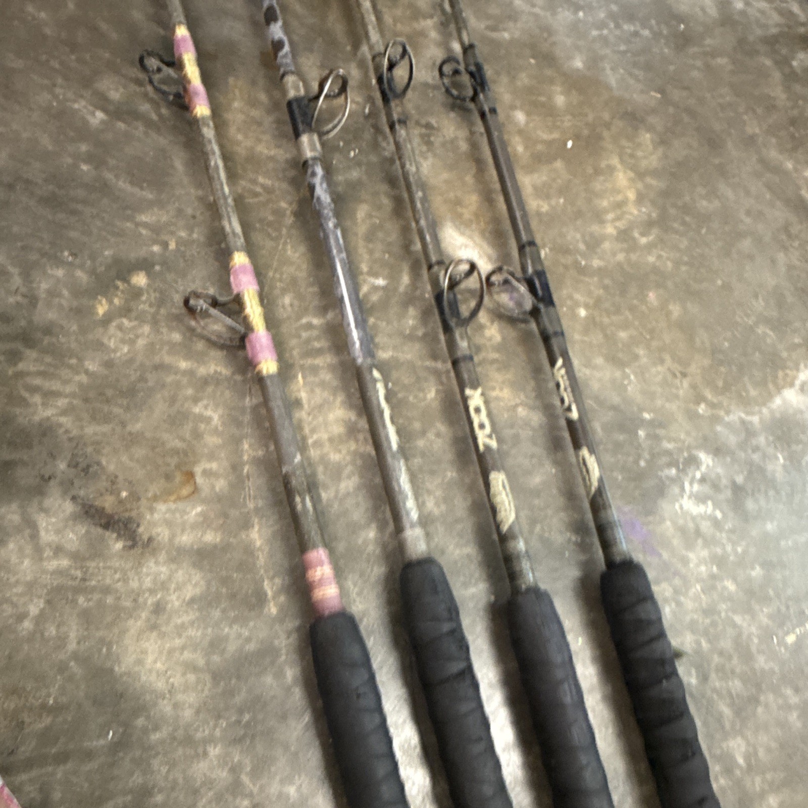 4-Custom tuna rods- used- Calstar blanks