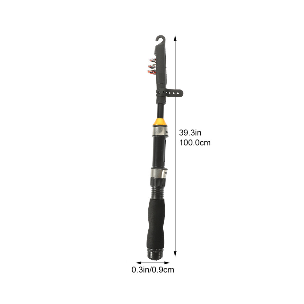 Compact Fishing Kit Mini Fishing Rod Fishing Tool Fishing Pole