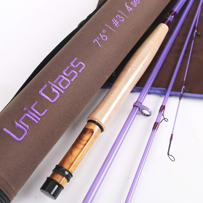 M Maximumcatch Maxcatch Fiberglass Fly Fishing Rod 3Wt/ 5Wt/ 6Wt/8Wt In