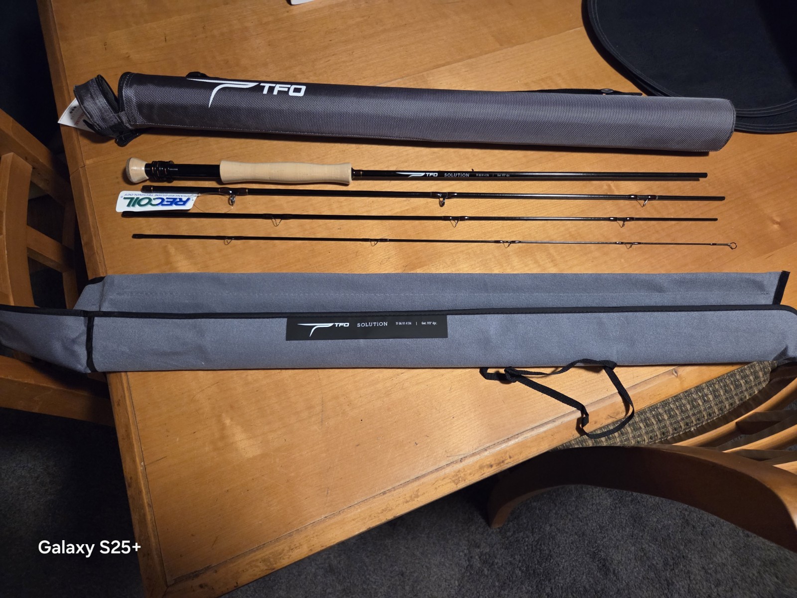 TFO Solution Fly Rod 9ft 6wt 4pc Fighting Butt New