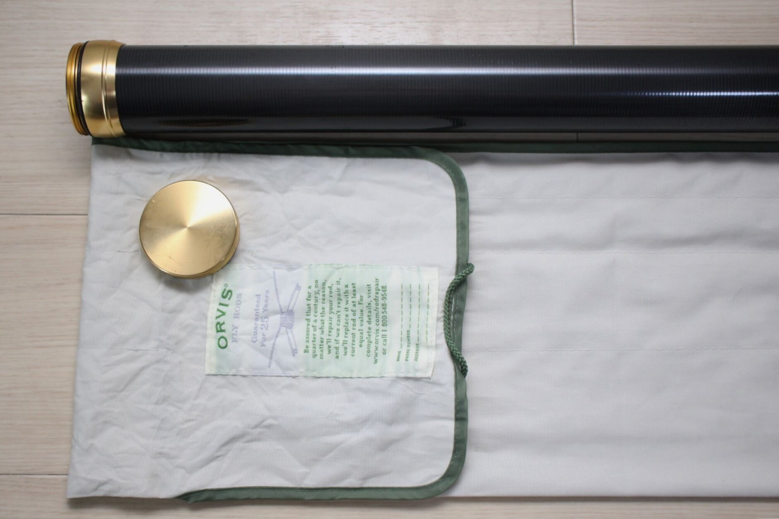 Orvis Superfine Touch Fly Rod 8′ 2wt 4pc Full Flex Tube Sock Rare M112