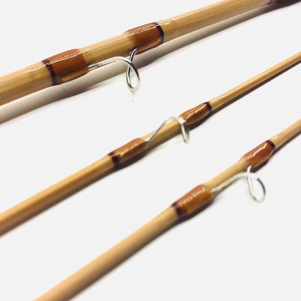 Handmade Bamboo Fly Rods 7’6″5 wt/Vintage Cane Fly Fishing Rods Green Product
