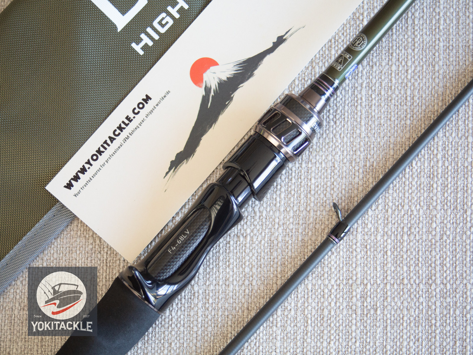 Megabass LEVANTE JP F4-68LV 2P Baitcasting Rod Shipping from JAPAN