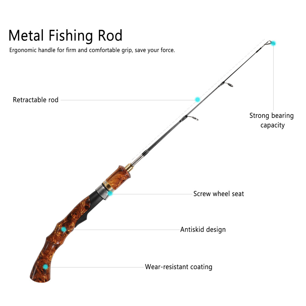 Fishing Rod Fishing Lure Rod Ice Fishing Noodle Rod Ice Fishing Tool Ice