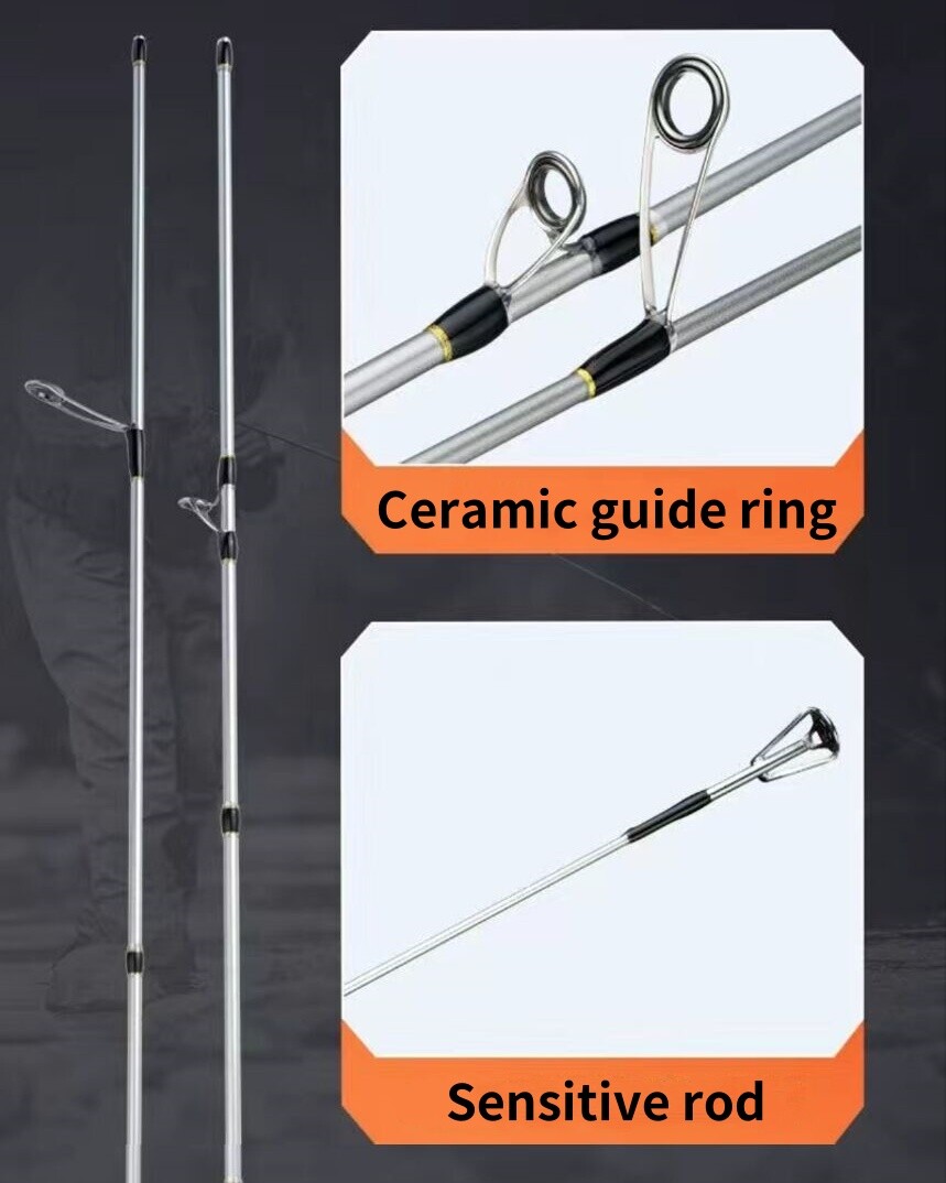 1.5M 1.68M 1.8M Fishing Rods High Carbon Fiber Spinning/Casting Rod Fast Pole