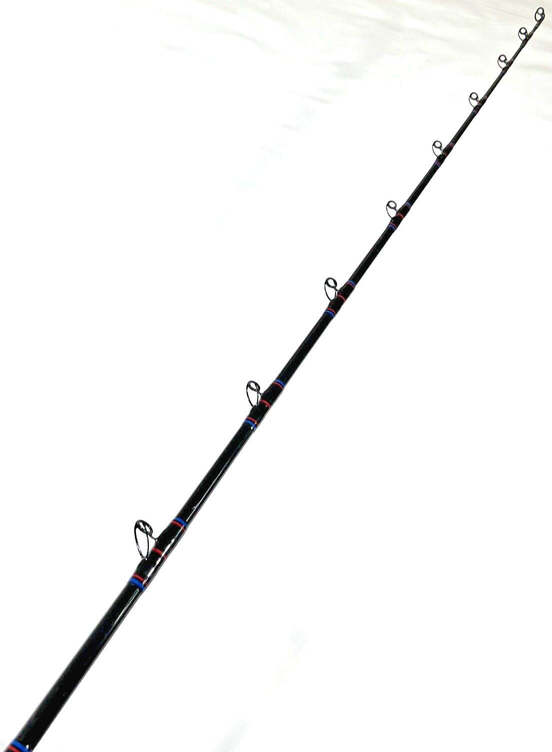 Seeker G 95-9.5’ CT Black Steel Graphite 30-60Lb Live Bait 9.5FT Fishing Rod USA
