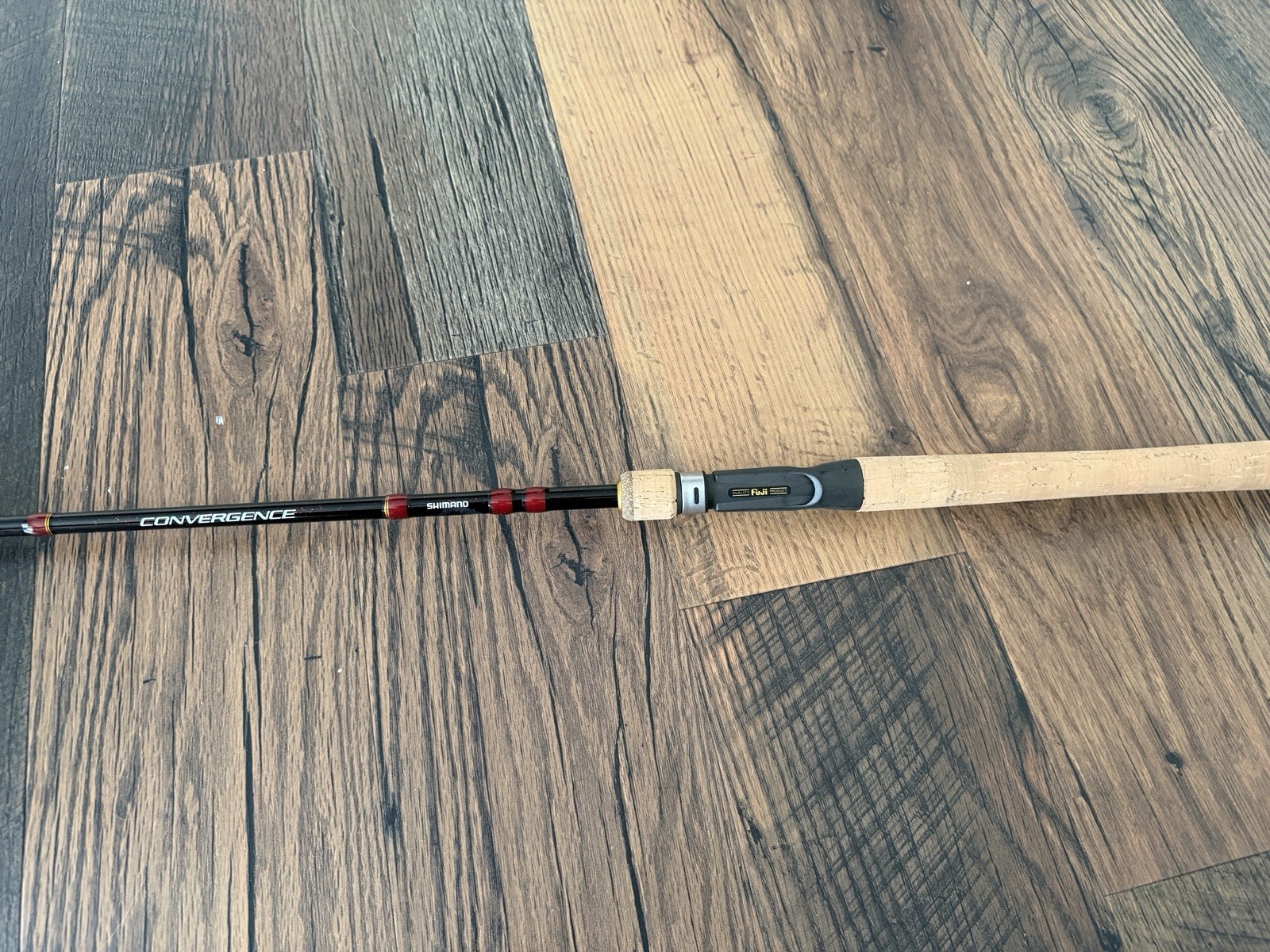 Shimano Convergence Casting Rod 6’6″ Medium Heavy Fast 2-Piece Black Cork Bass