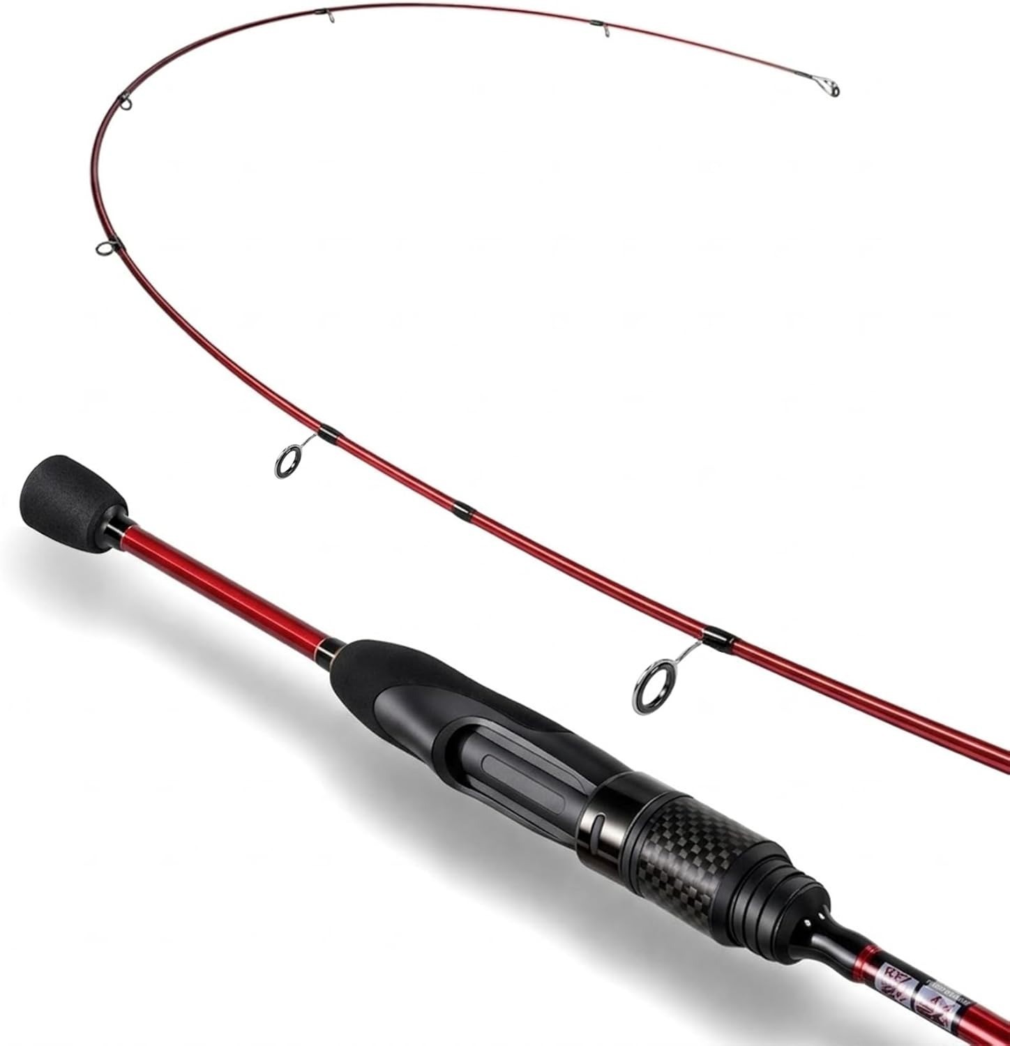 Aerospin Ultralight Spinning Rod 2pc Fast Action Carbon Trout Panfish 6ft/6.6ft