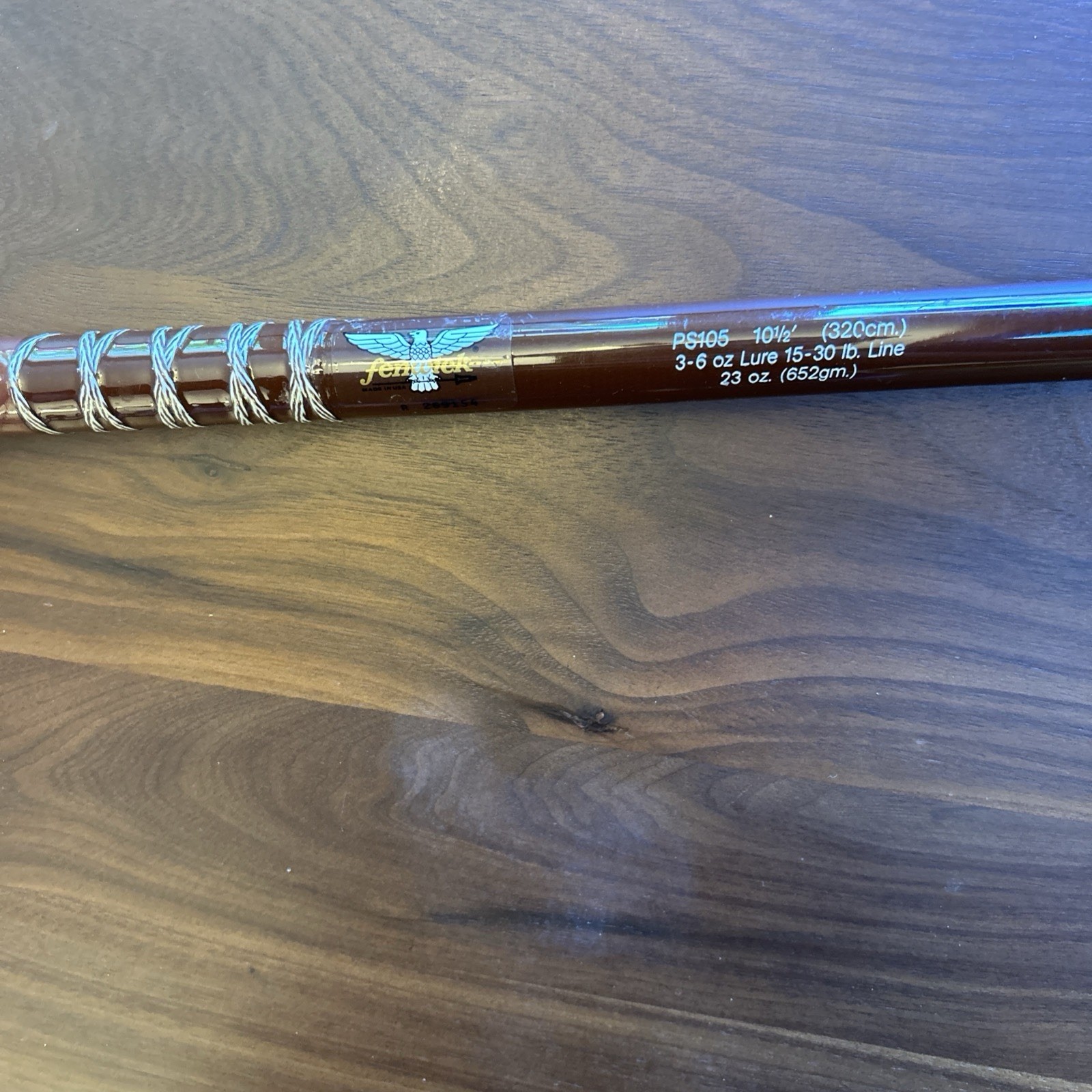 Vintage Fenwick PS105 Surf Spinning 10’6″ Rod- USA- 15-30lb test L5