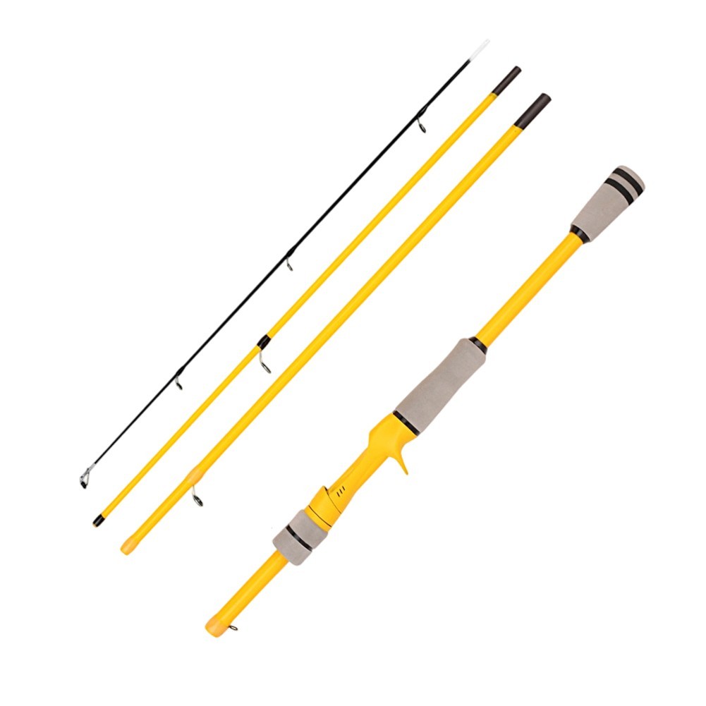 Lightweight for 2.1m Carbon Fishing Rod 4 Section for Saltwater Freshwater Use