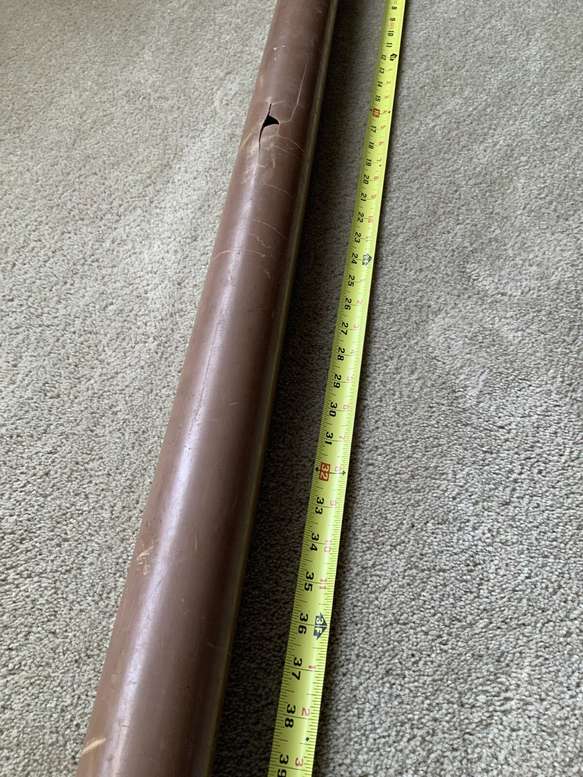 Vintage Ted Williams IV Rod Case Very Rare Plastic Small Crack