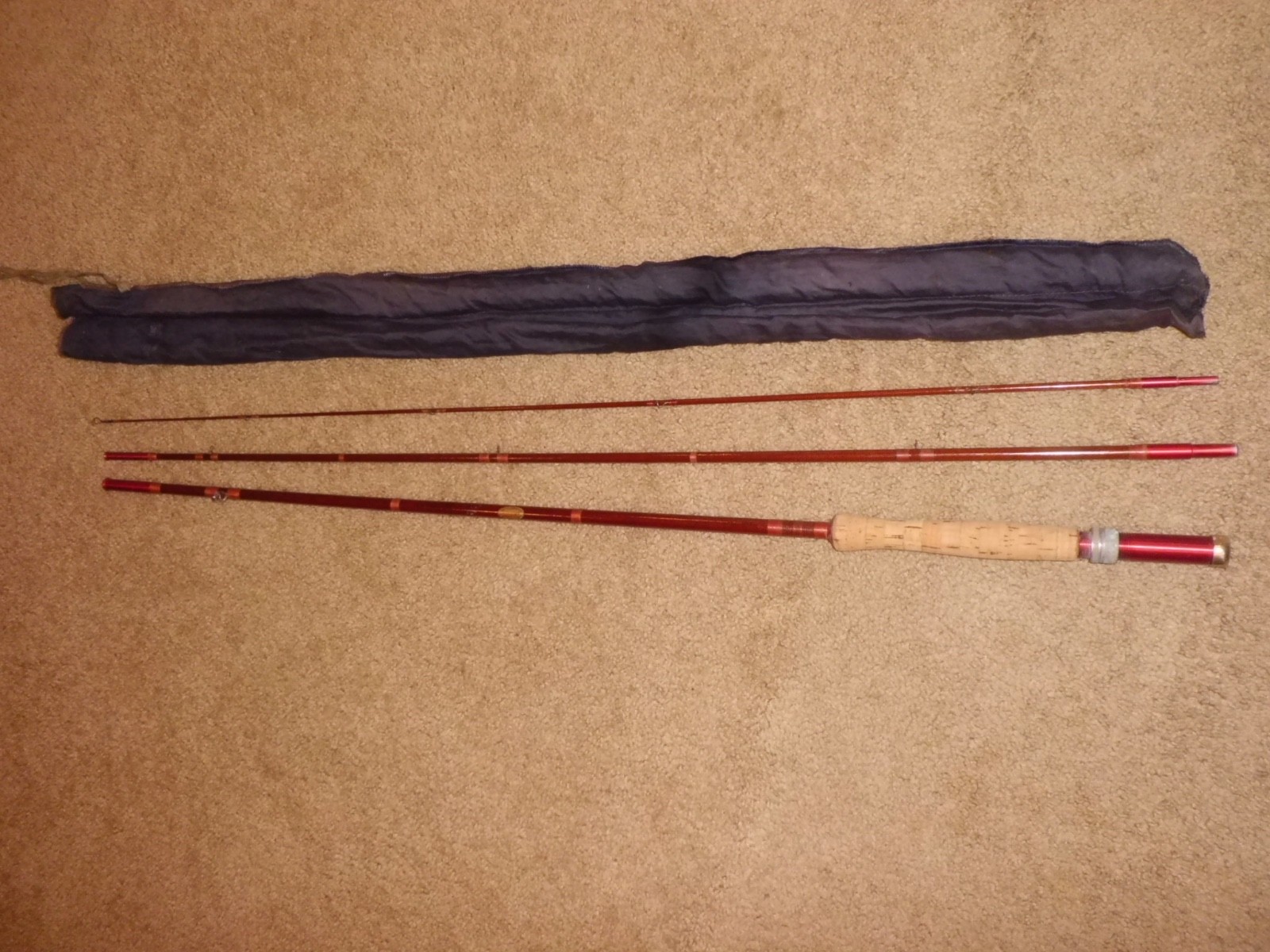 Vintage SILAFLEX 3 pc Fly 9′ Rod made in USA