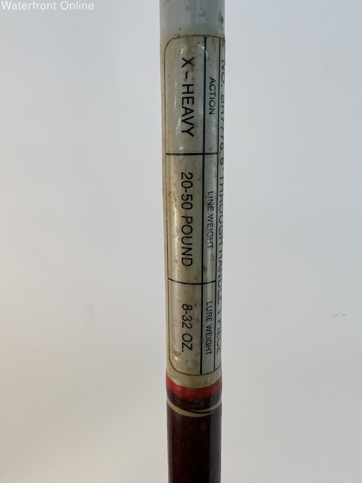 Ocean City BR7776 6′ X-Heavy Boat Rod 20-50lb 1pc Vintage Saltwater