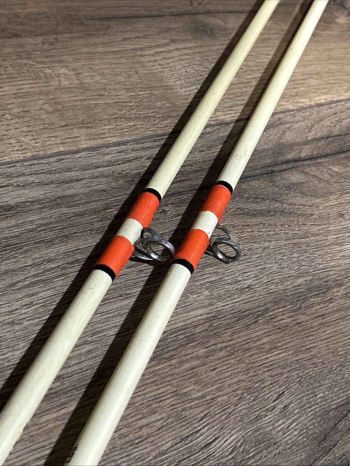 Vintage Pair Of St Croix Viking 7704-M 6’0’ fishing rods, 10-30 LB