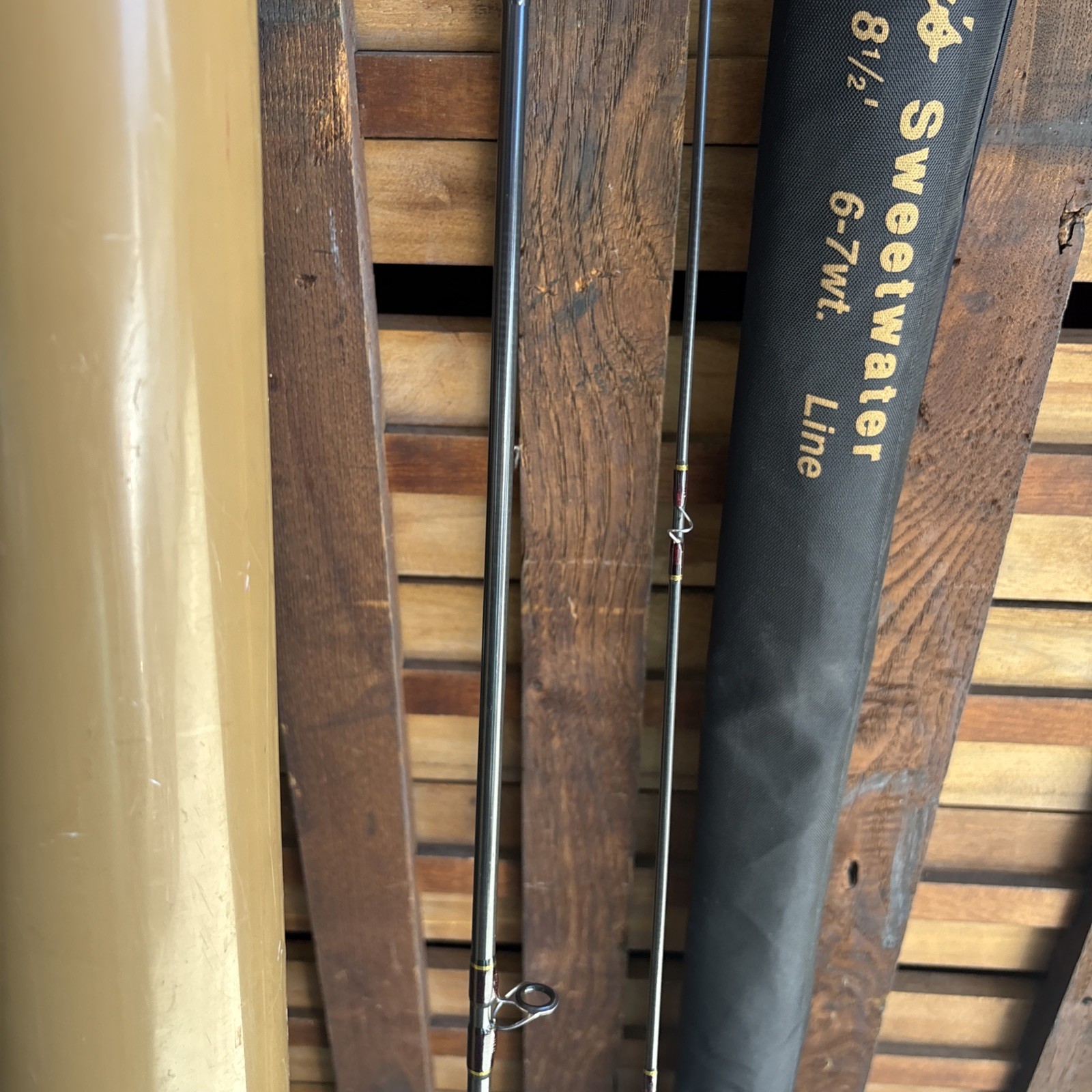 Cabela’s Sweetwater Fly Rod CB-127 8’6″ 6-7 Wt Line Fishing Pile With Hard Case