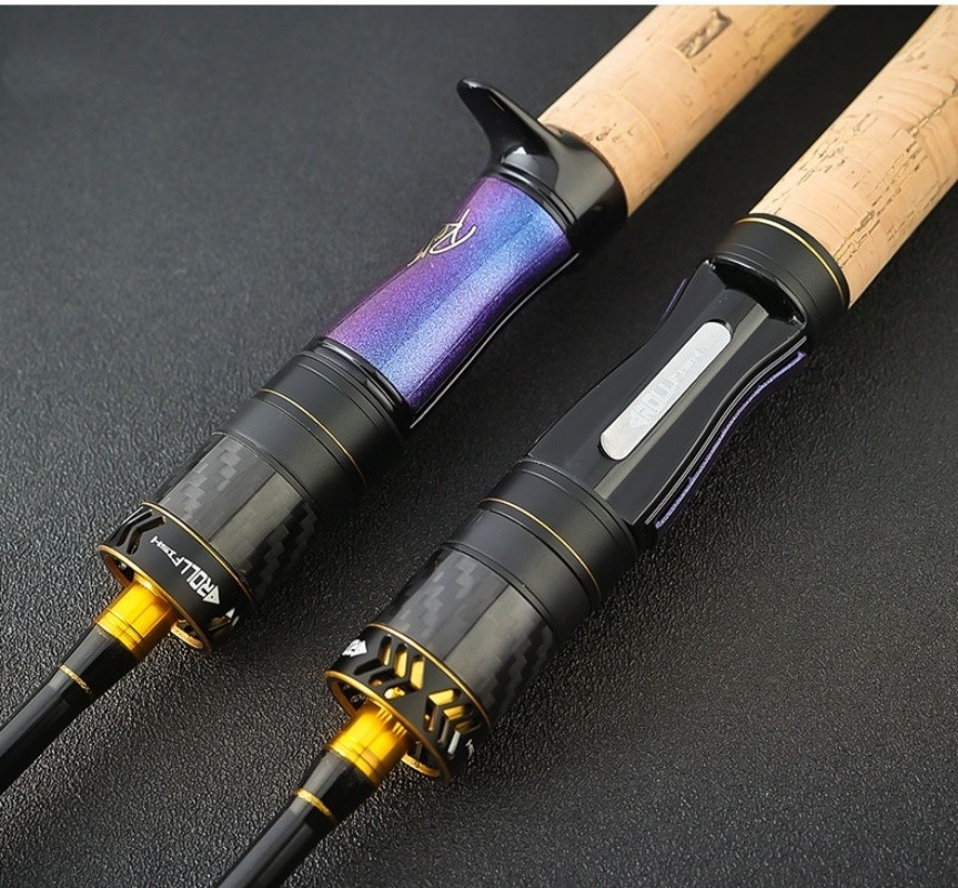 Fishing Rod Carbon Fiber Ultra Light Spinning Casting Poles Fast Travel Lure Rod