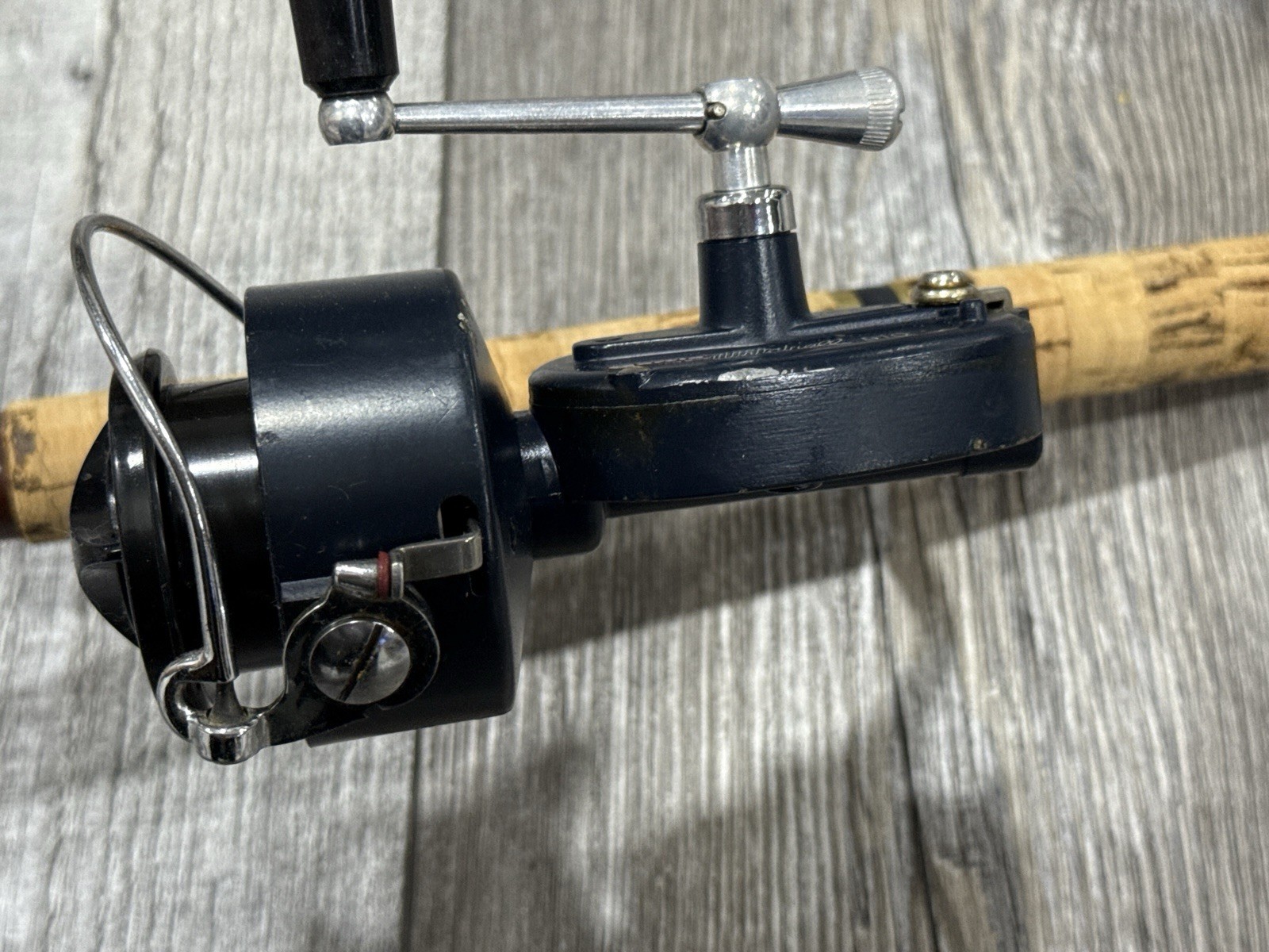 Vintage Garcia 2460 6 1/2′ 2 Piece Rod + Garcia Mitchell 510 Spinning Reel Combo