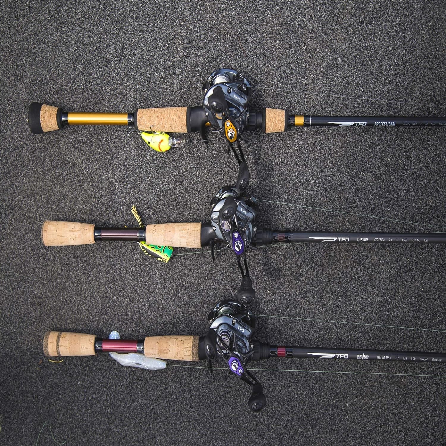 TFO Pro Series 6.6 Foot Angler Fishing Casting Rod, Medium Power