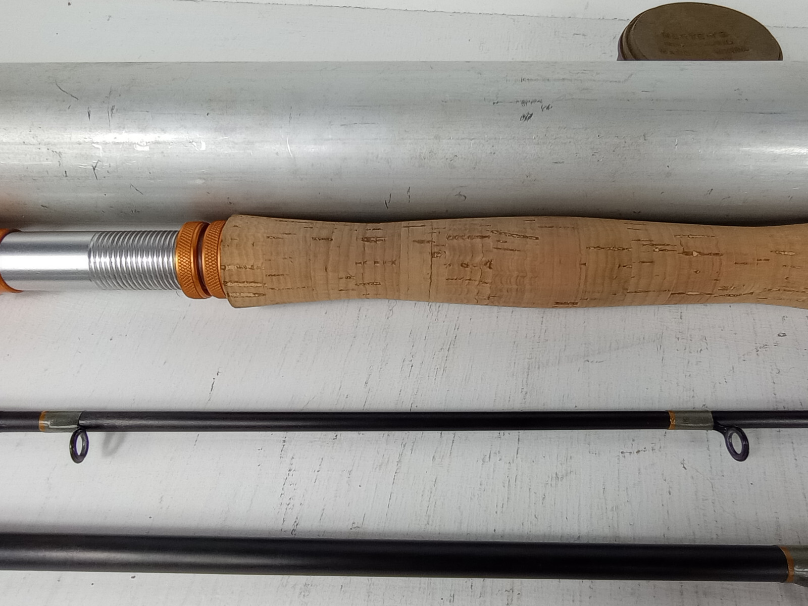 Diamond Back 3pc backwater Graphite Fly Fishing Rod w Fight Butt 9′ + Tube