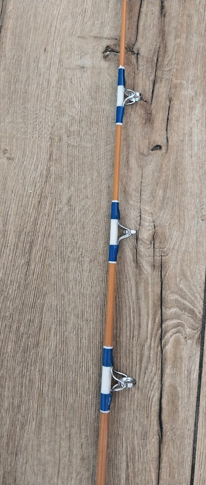 SABRE 7FT SALTWATER VTGE ROD 10-25 LBS. CUSTOM WRAPPED WITH ALL NEW COMPONENTS
