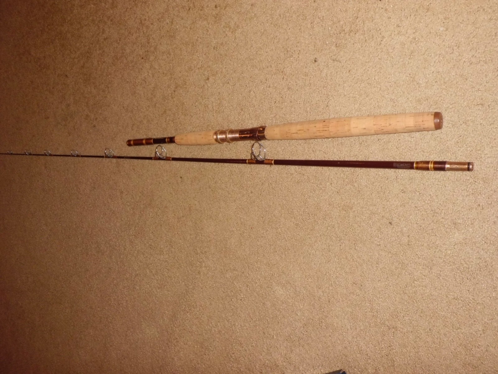 Vintage SILAFLEX Magnum Model 14961 Spinning 7′ Rod made in USA