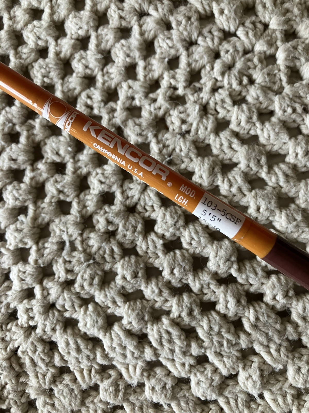 KENCOR Tenlew MAGNAGLAS MODEL 103-CSF 5’5” 15-40lb LINE Made in California USA