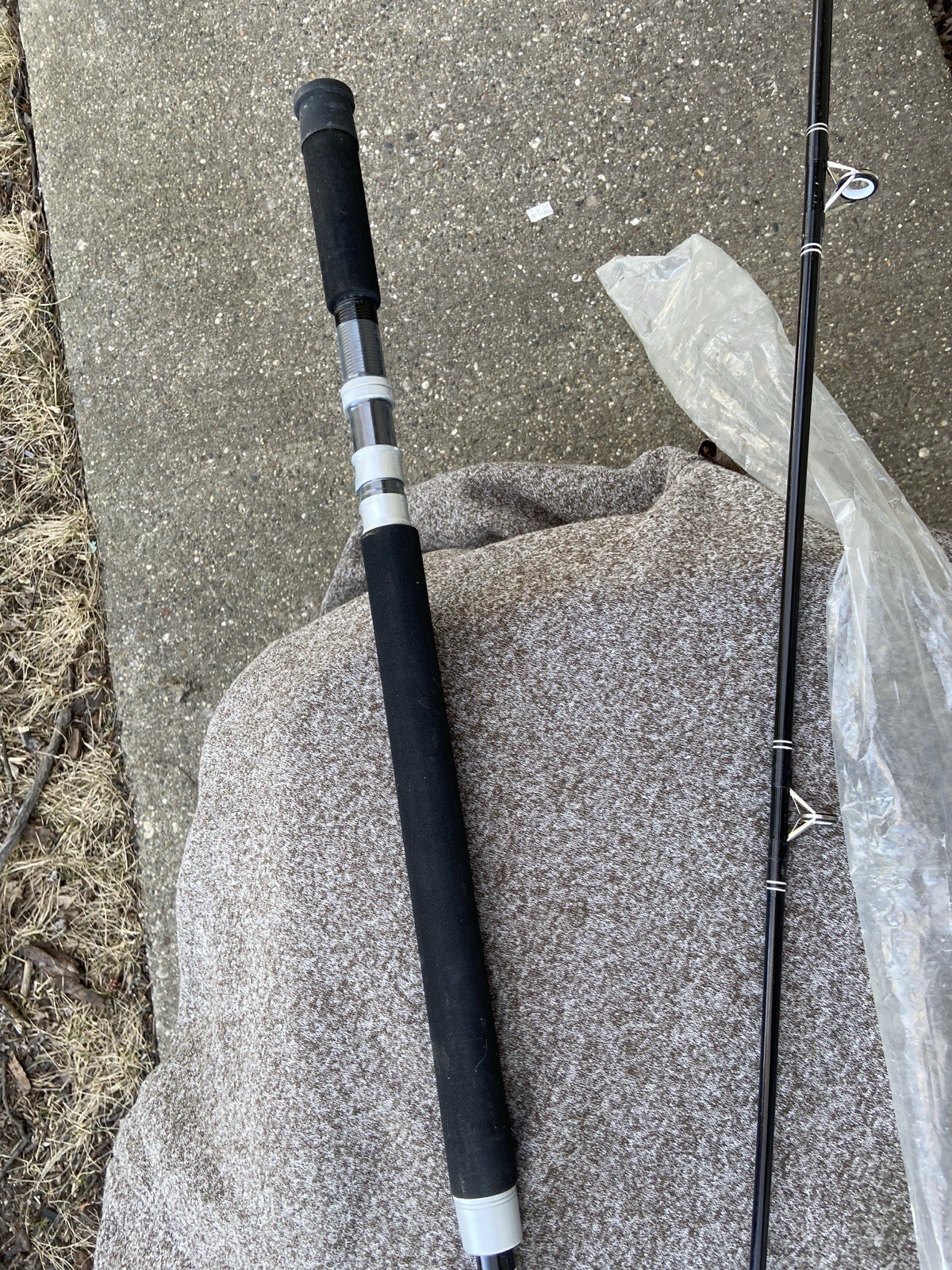 VINTAGE NEVER USED MASTER FISHING TACKLE 6585L 8′ 8″ SURF ROD