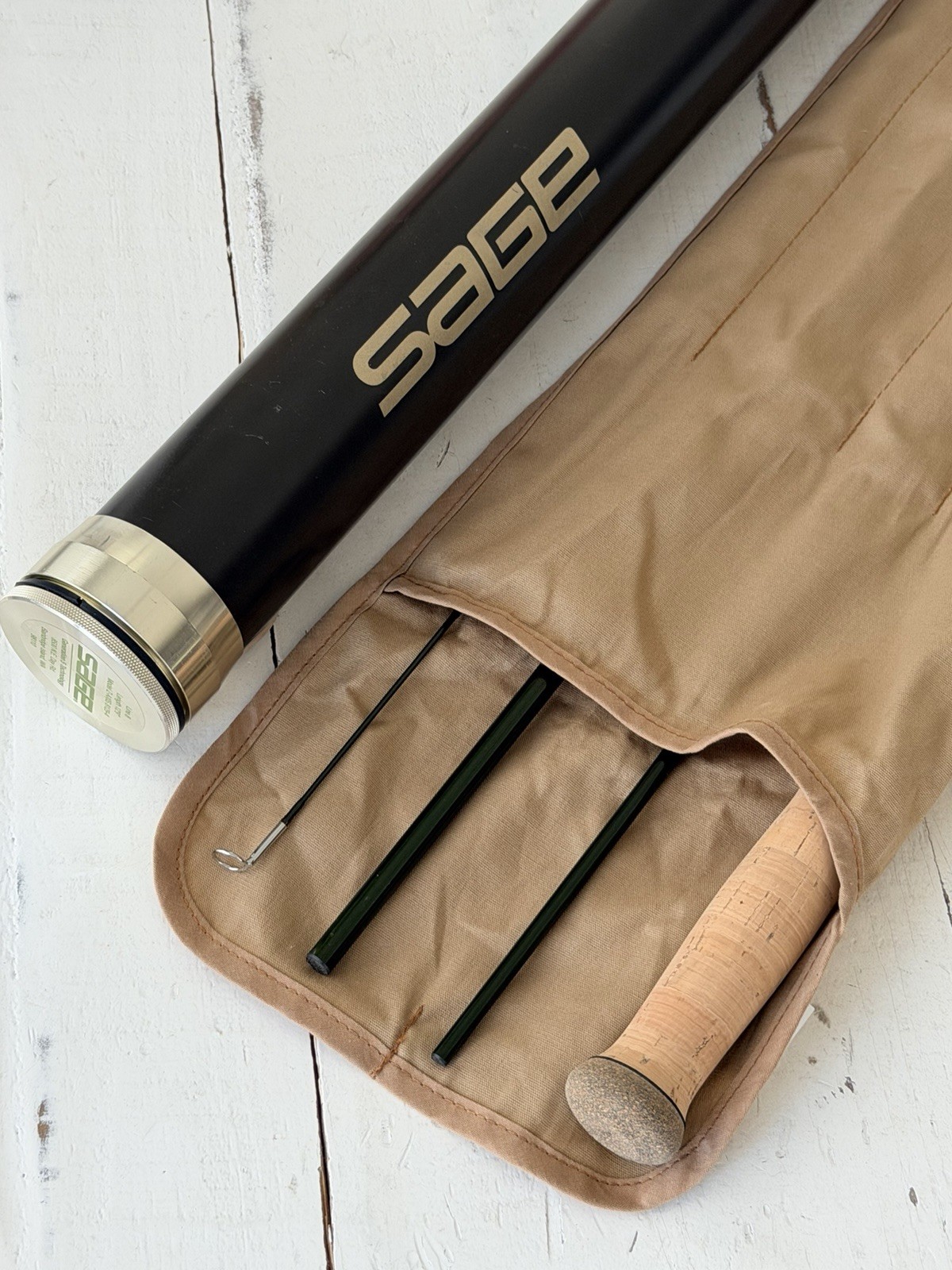 **BEAUTIFUL** 🔥 SAGE Z-AXIS Switch/Spey 8wt. 12’9”~4pc FlyRod!! ~LEGENDARY~ 🔥