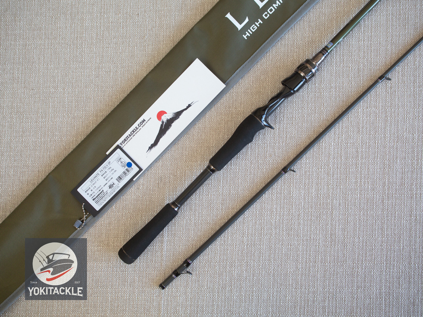 Megabass LEVANTE JP F4-72LV 2P Baitcasting Rod Shipping from JAPAN