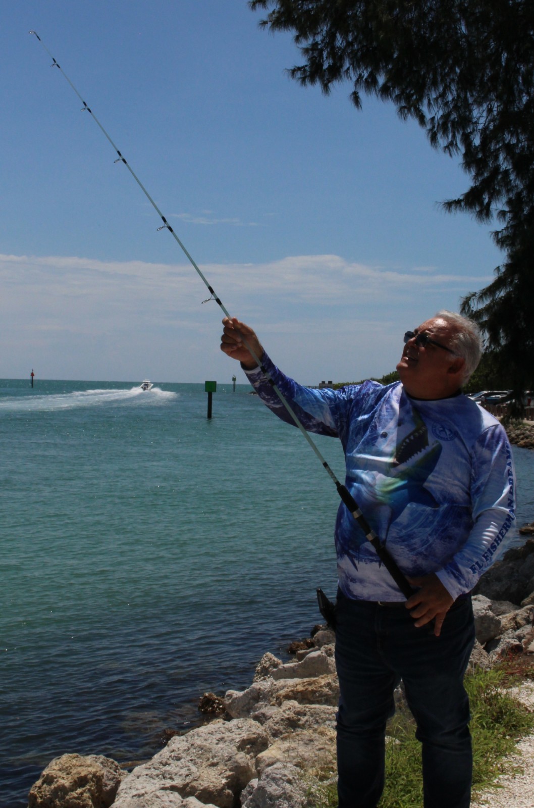 Spinning Rod LARGO STICK III, M, 6ft, 1 Section, 6 Guides+1, Hook Holder
