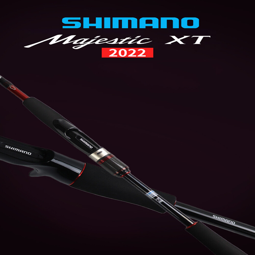 2022 Shimano Majestic XT Fishing Spinning Casting Rod F RF Fishing Poles 2Pc