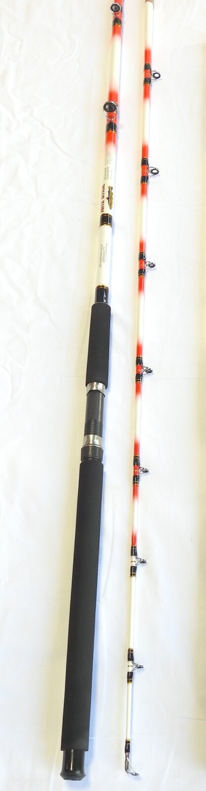 Classic Nite Stick Catfish Casting Rod 10′ 2PC Glow Tip Red