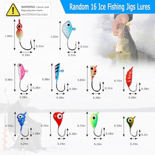 Lightweight 23″ Spinning Rod for Ice Fishing – Portable Ice Fishing Gear