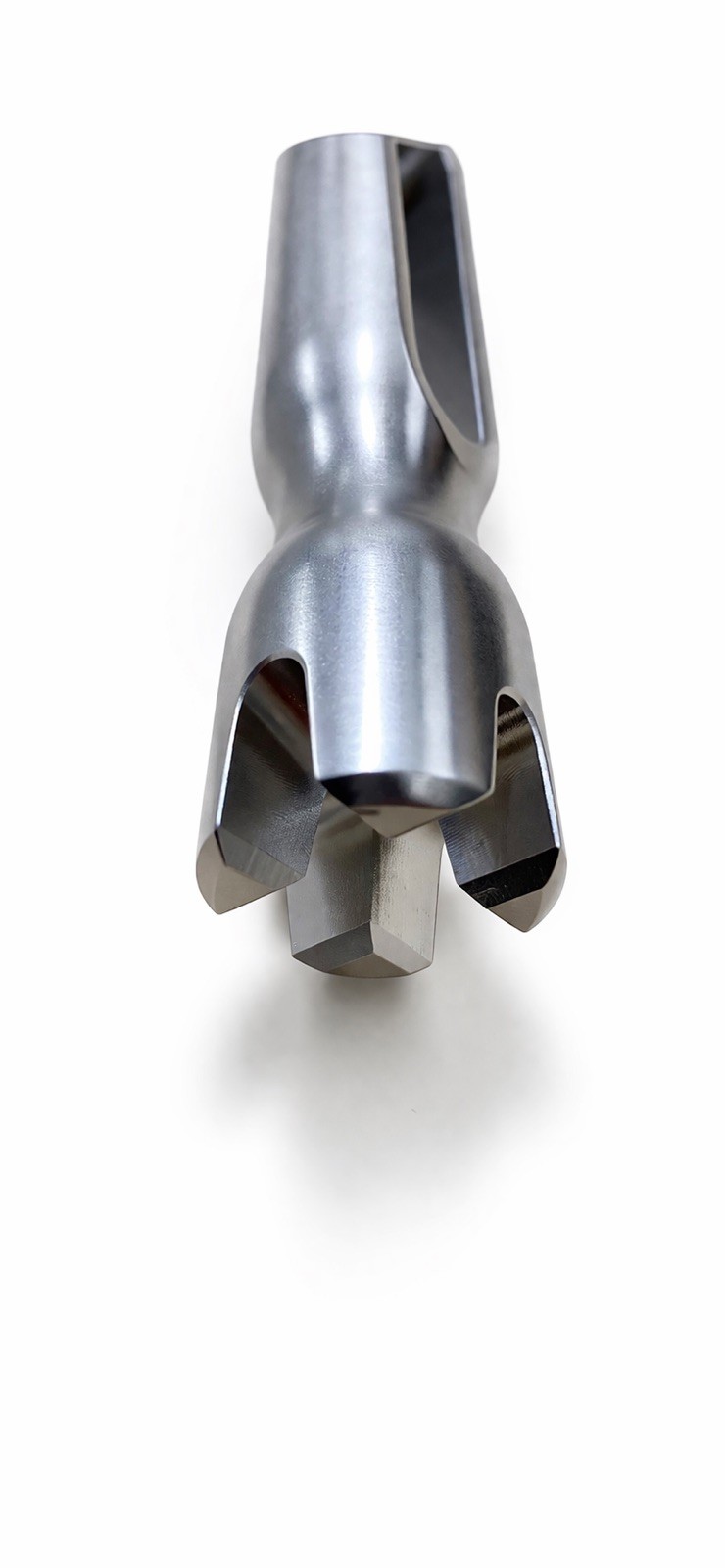 Adjustable Rod Butt-#2 Silver With Ferrule Nut ((2 Position))